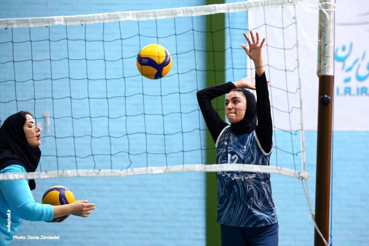 دختر والیبالیست قزوینی در اردوی تیم ملی