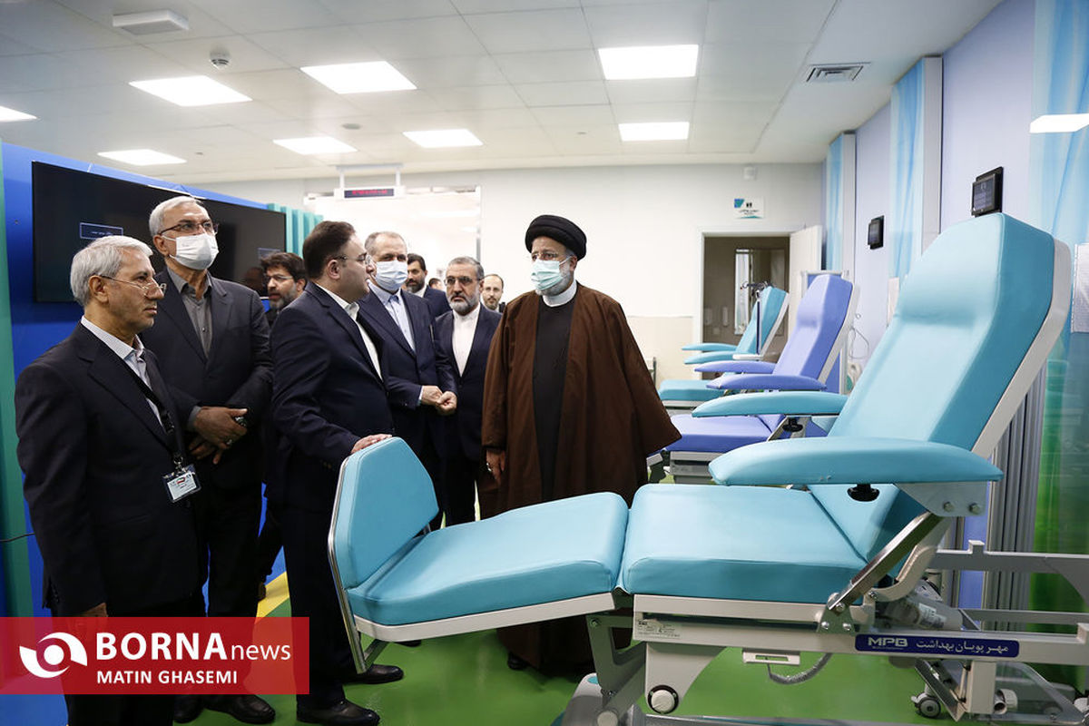 مرکز جامع پیشگیری و درمان سرطان برکت با حضور رئیسی افتتاح شد