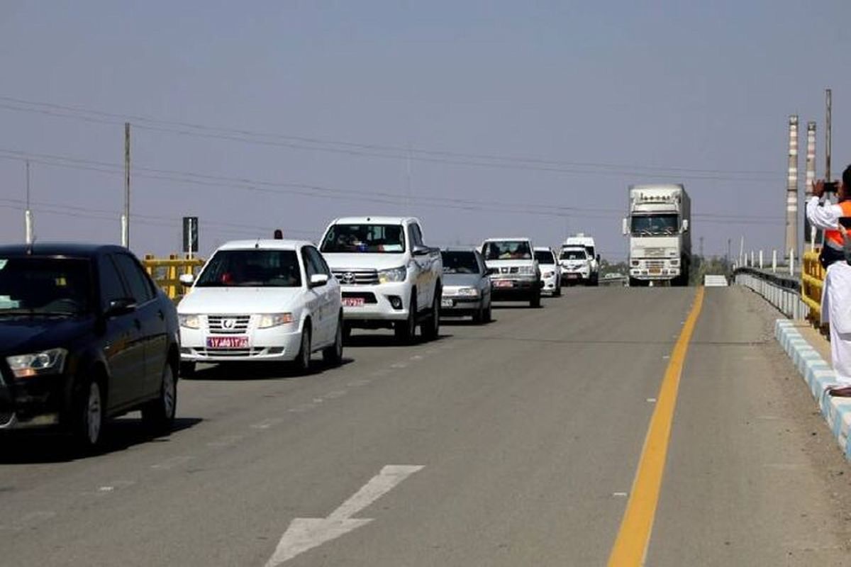 ترافیک سنگین در آزاد راه قزوین - کرج