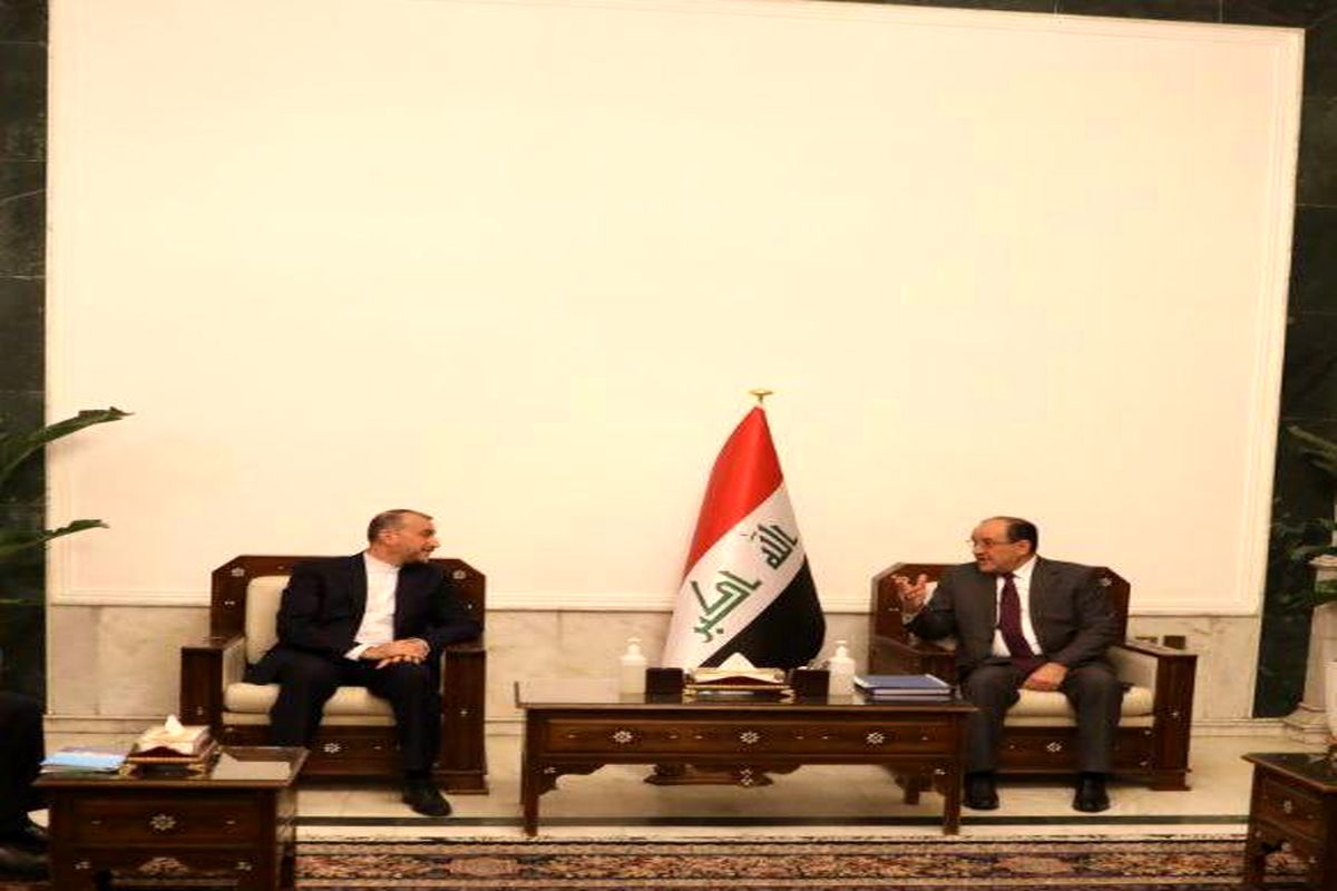دیدار امیرعبداللهیان با رئیس ائتلاف دولت قانون عراق