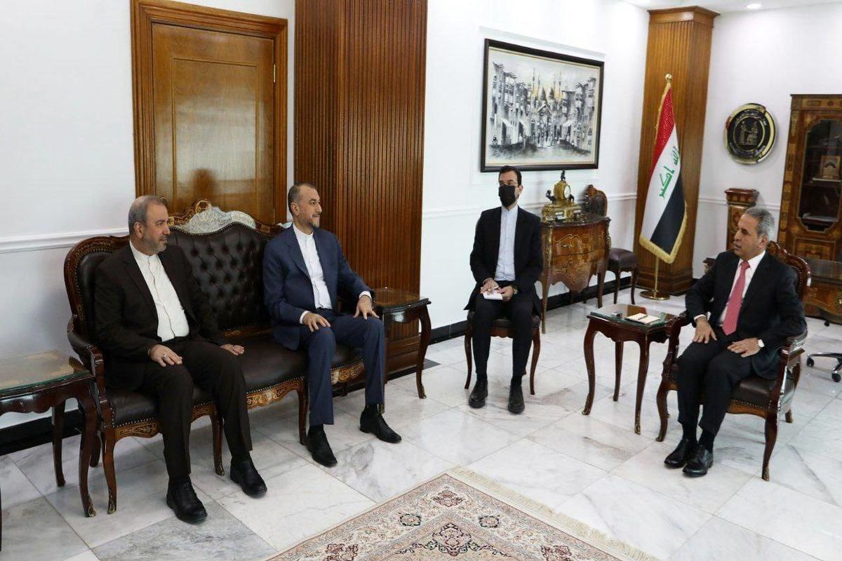 امیرعبداللهیان با رئیس شورای عالی قضایی عراق دیدار کرد/ ابلاغ دعوت رسمی رئیس قوه‌قضاییه کشورمان به فائق زیدان