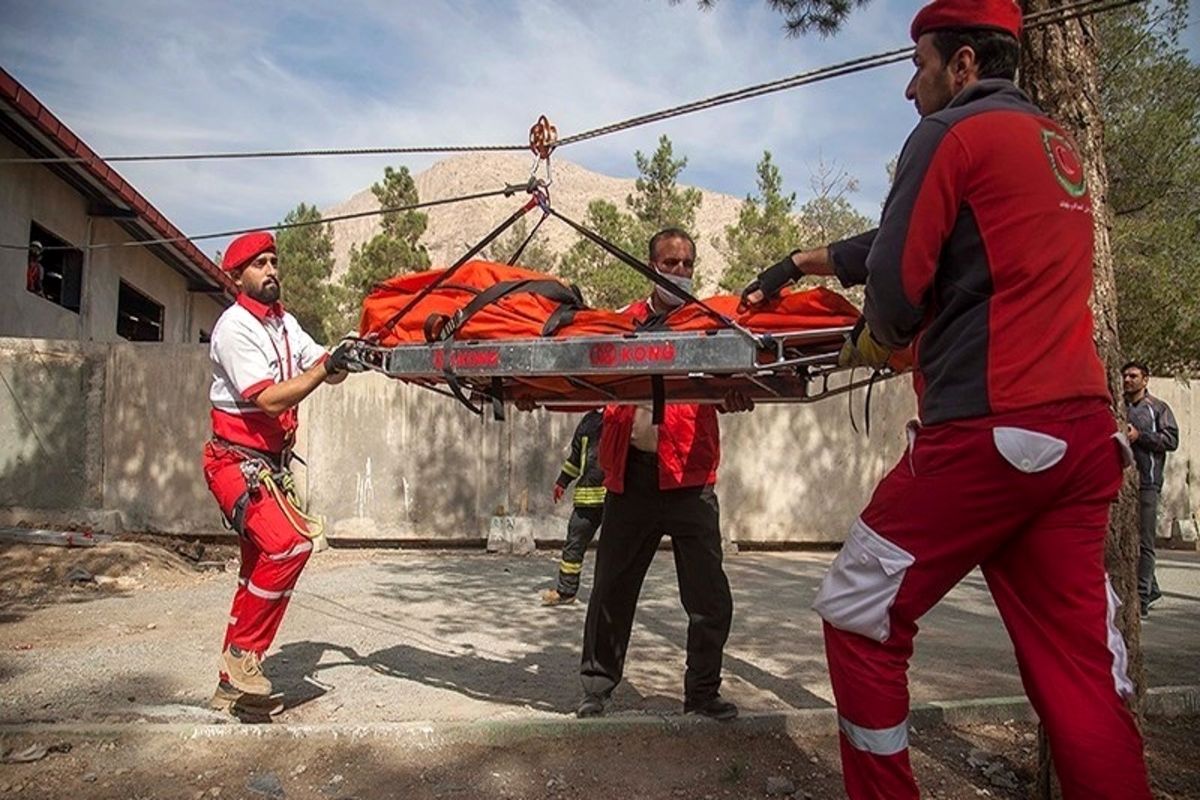برگزاری تمرین امداد هوایی برای زلزله تهران