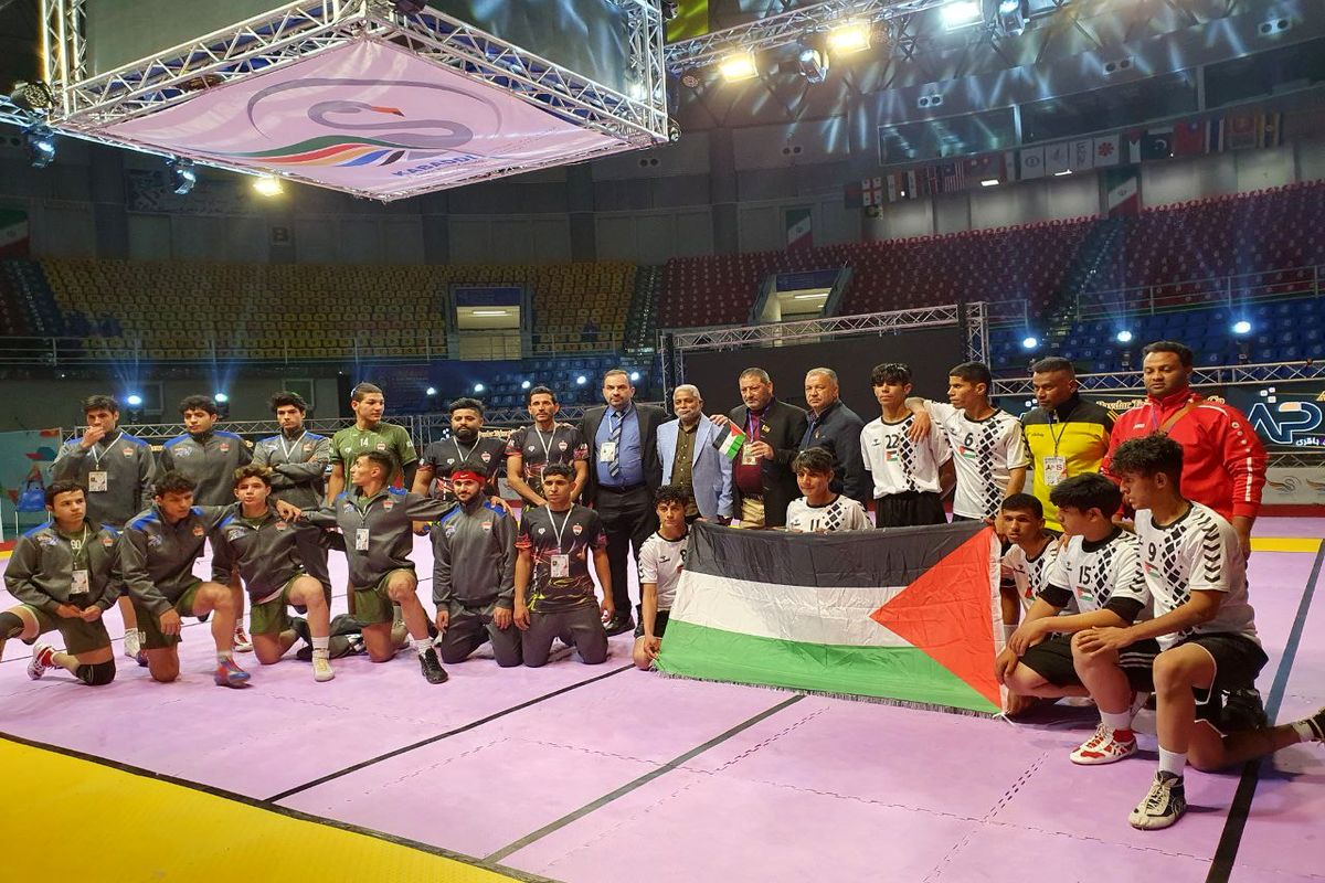 برد عراق مقابل فلسطین در رقابت های کبدی قهرمانی جوانان جهان