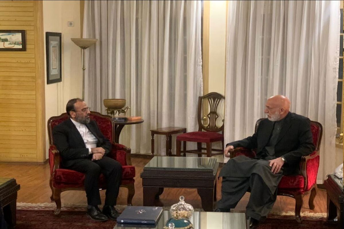 معاون سفارت ایران در کابل با کرزی دیدار کرد
