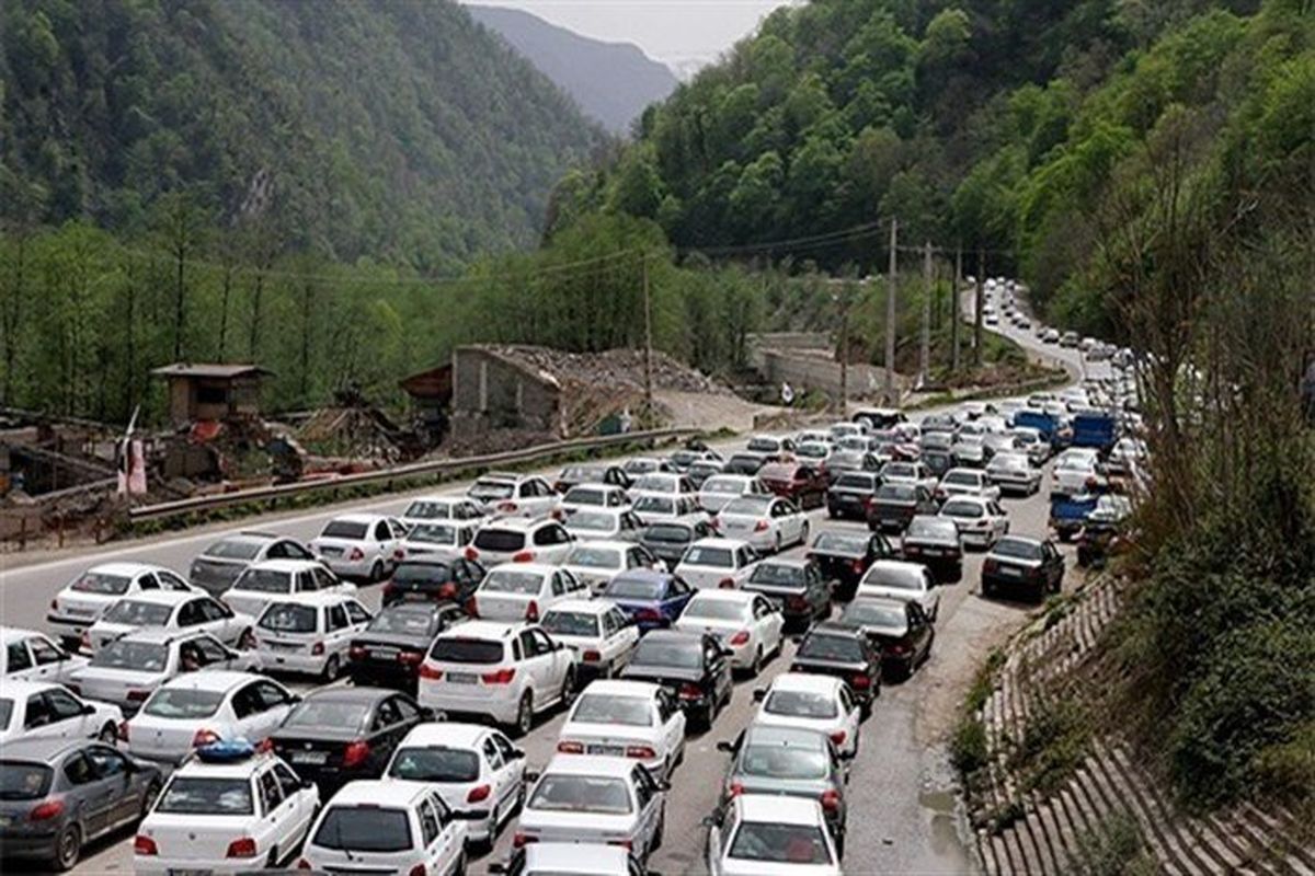 کماکان ترافیک در جاده های مازندران سنگین است