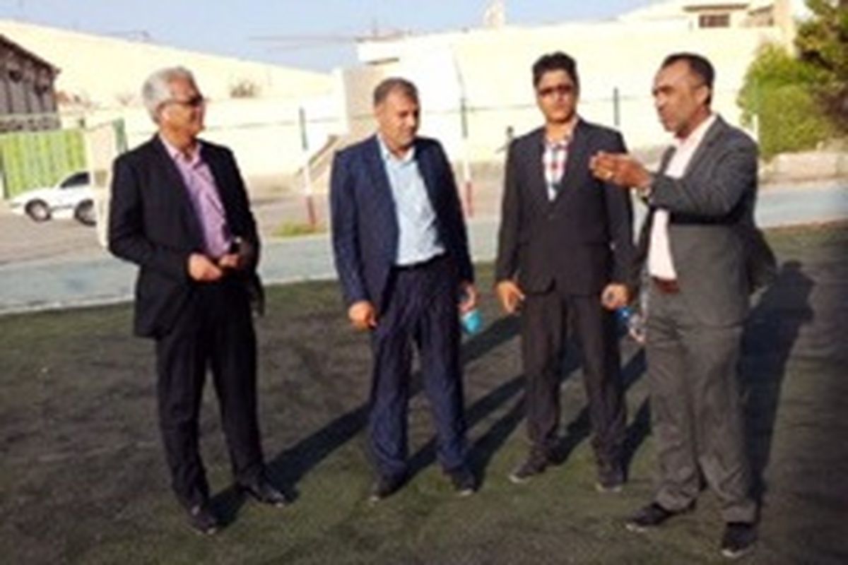 بازدید مدیرکل ورزش وجوانان هرمزگان و نماینده مردم استان از اماکن ورزشی