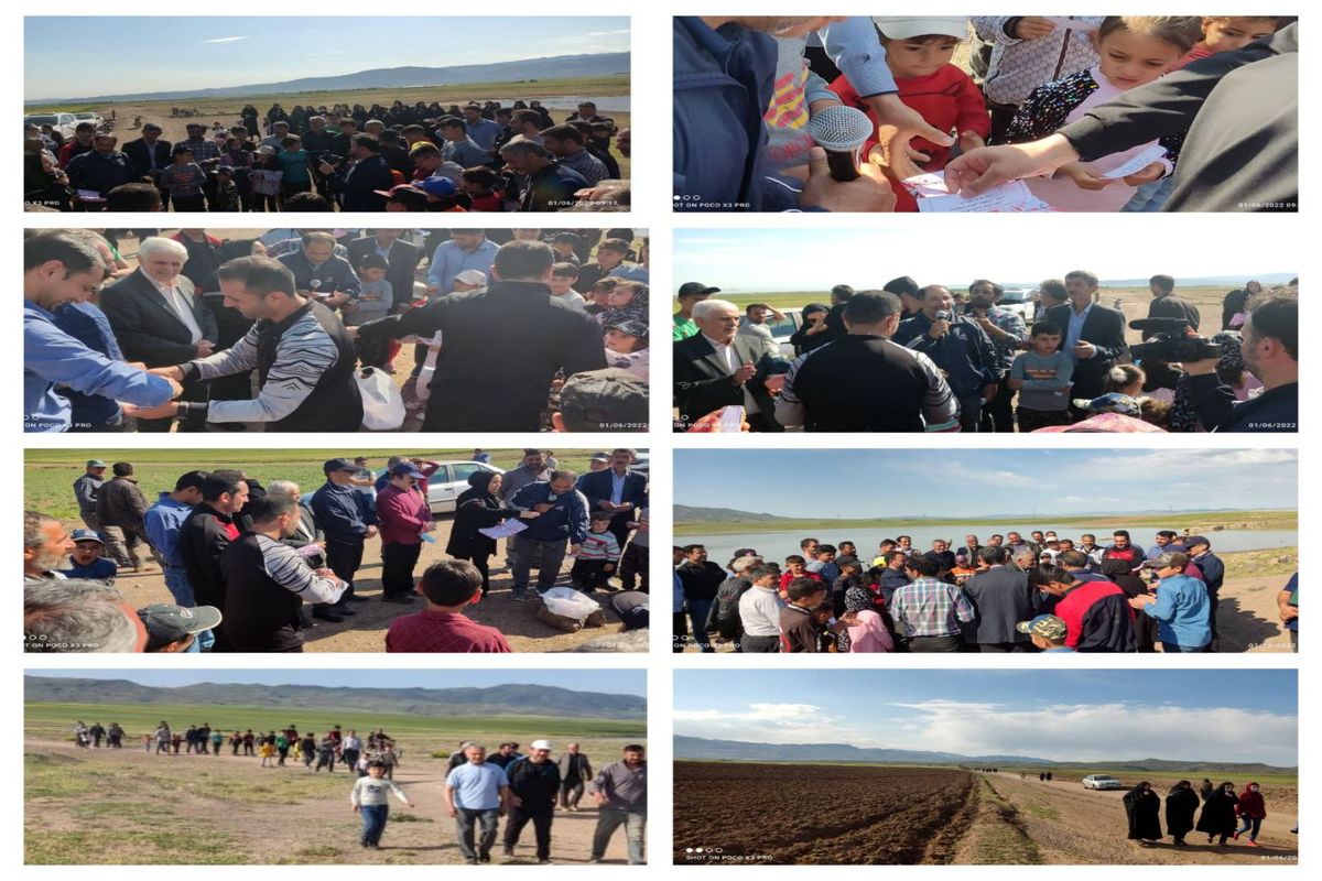 همایش پیاده روی خانوادگی بمناسبت دهه کرامت در روستای نوشهر برگزار شد