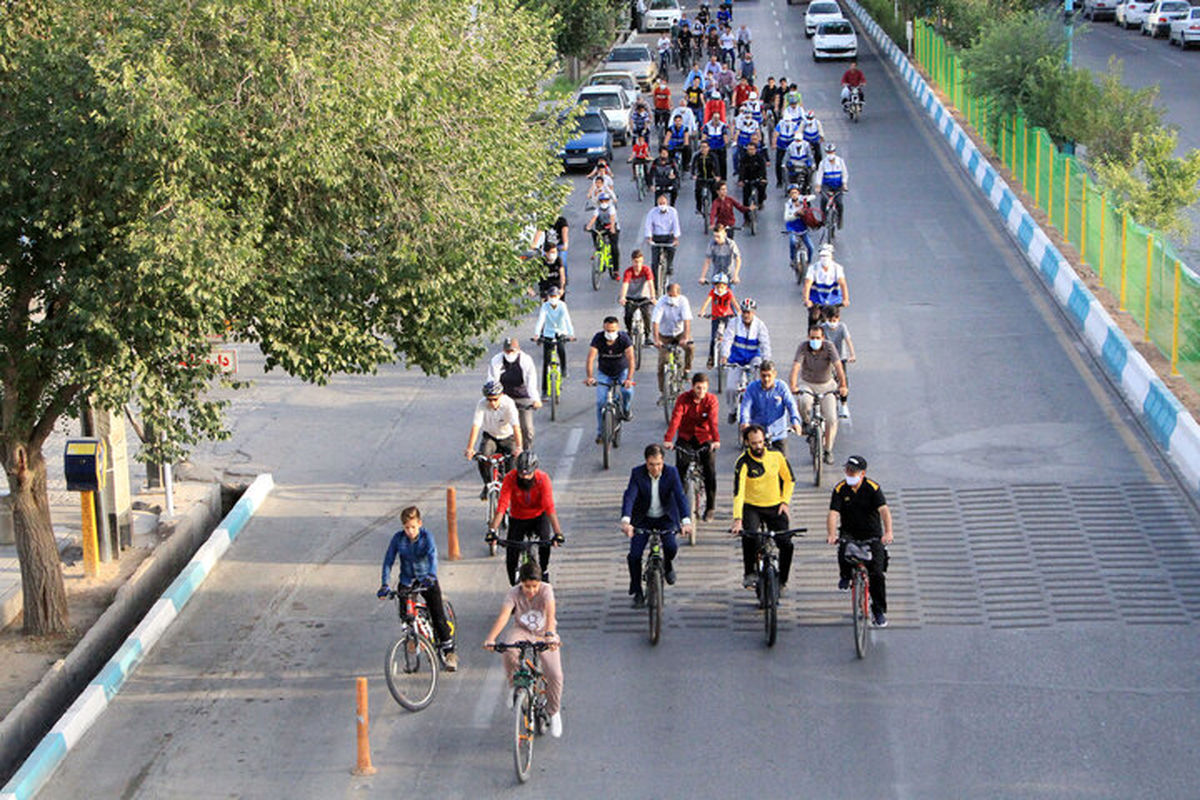 برگزاری همایش دوچرخه سواری به مناسبت میلاد امام هشتم (ع) در سرابله