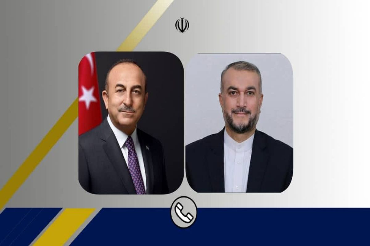 بررسی آخرین تحولات روابط دو جانبه ایران و ترکیه در تماس تلفنی وزرای امور خارجه دو کشور