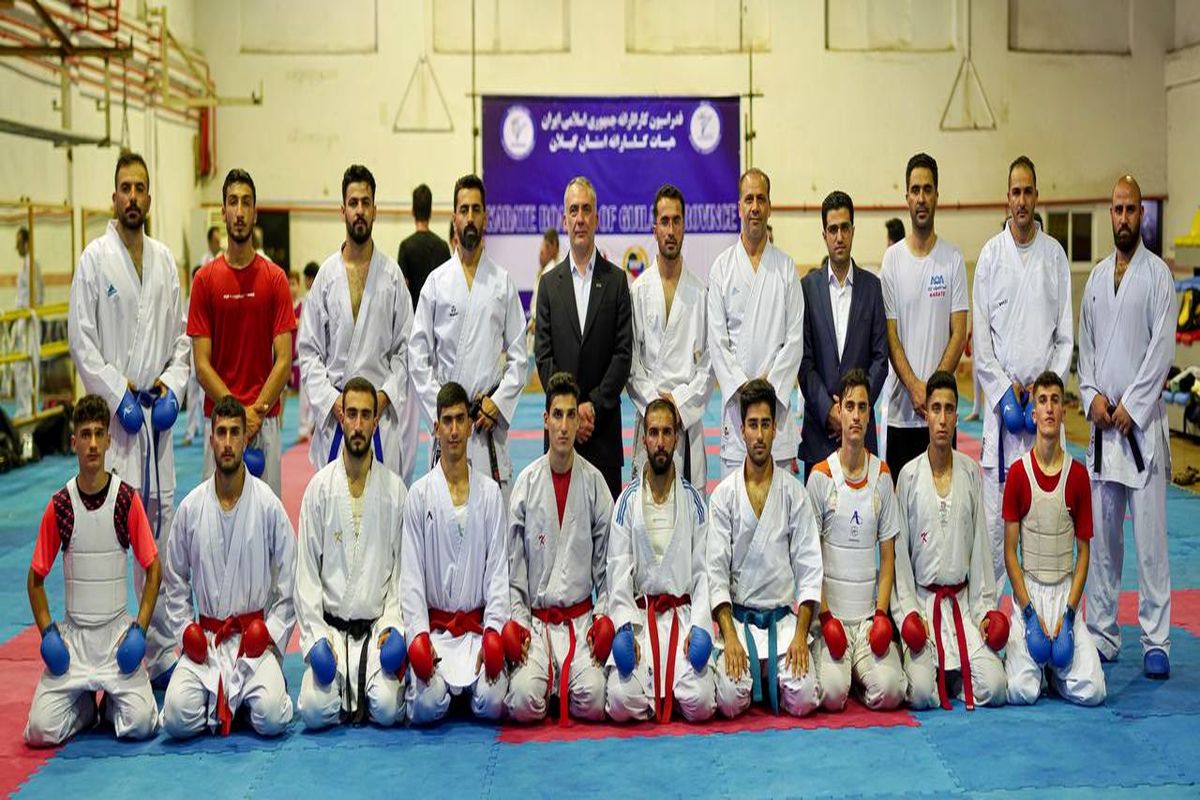 آغاز ششمین مرحله اردوی تیم کاراته پلیس به میزبانی هیات کاراته استان گیلان
