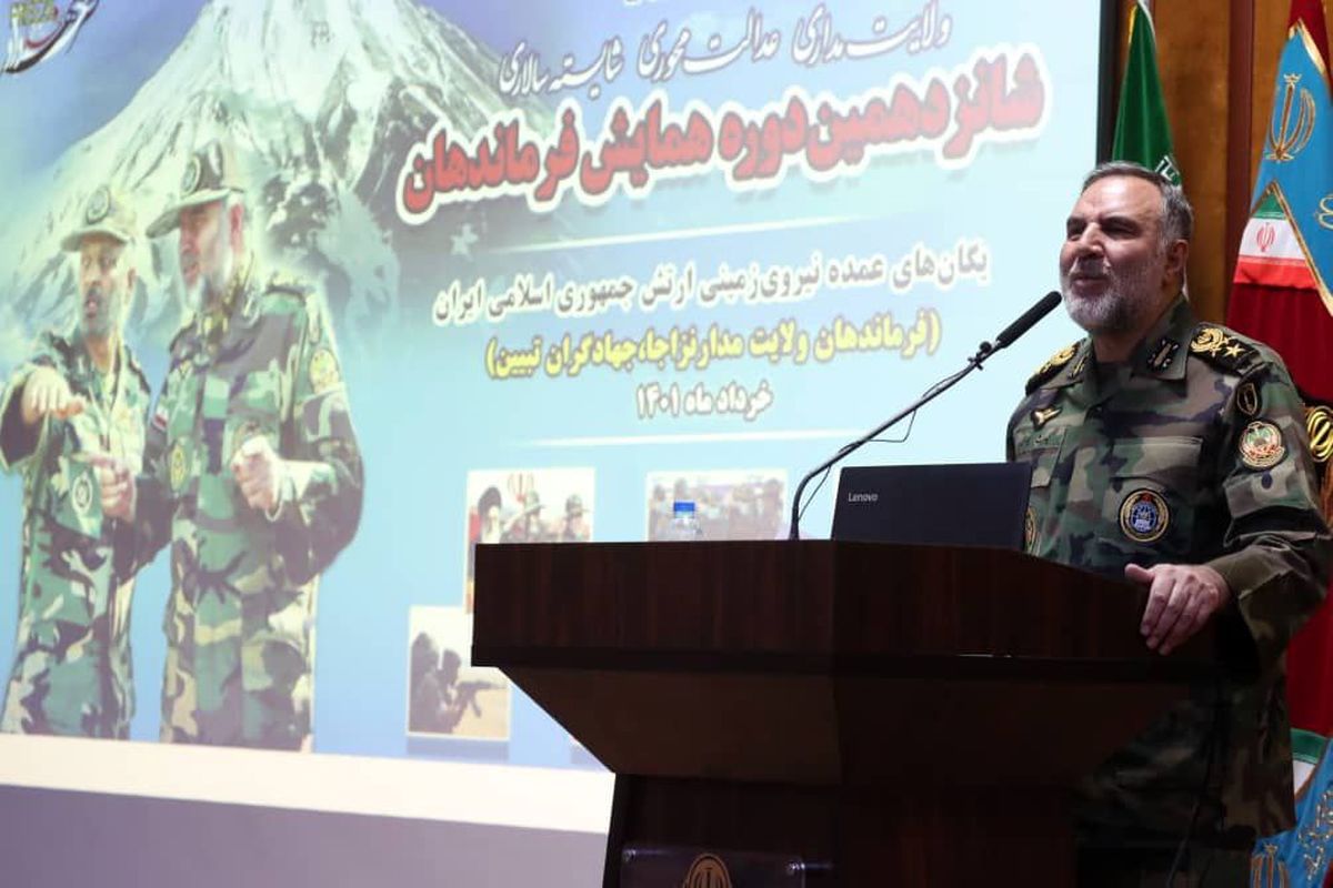 امیر سرتیپ حیدری: نیروی زمینی ارتش به سلا‌ح‌های دورزن، دقیق‌زن و هوشمند مجهز شده است