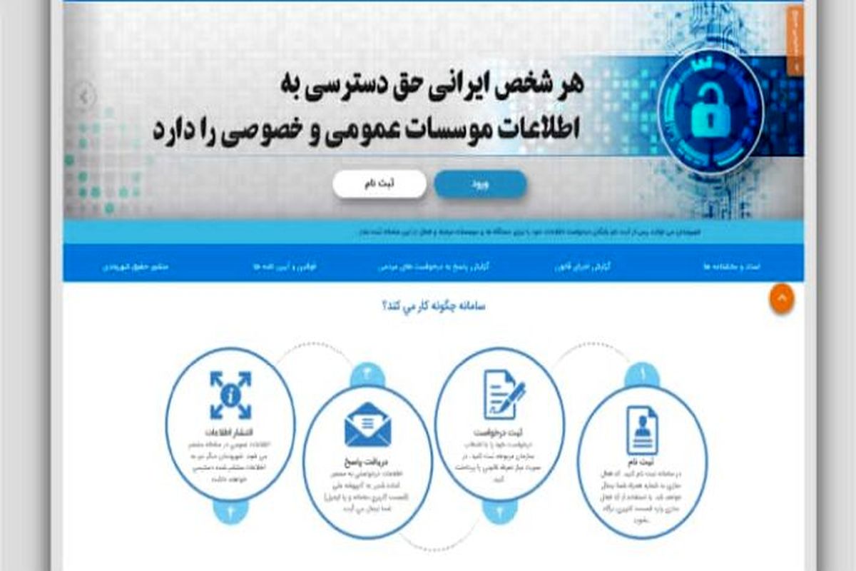 سامانه دسترسی آزاد به اطلاعات استانداری خوزستان مجددا فعال شد