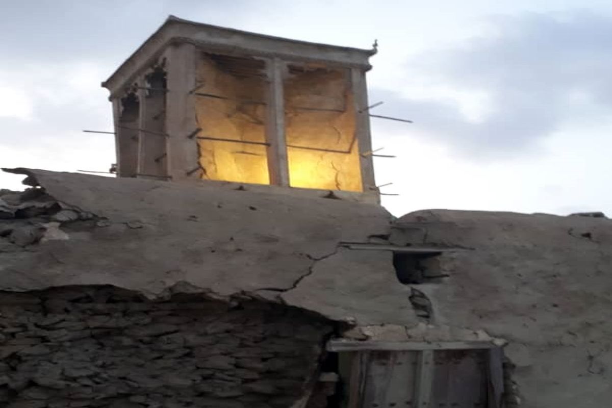 خسارت زلزله‌های پی‌درپی به ۵۰ بادگیر در بافت تاریخی لافت