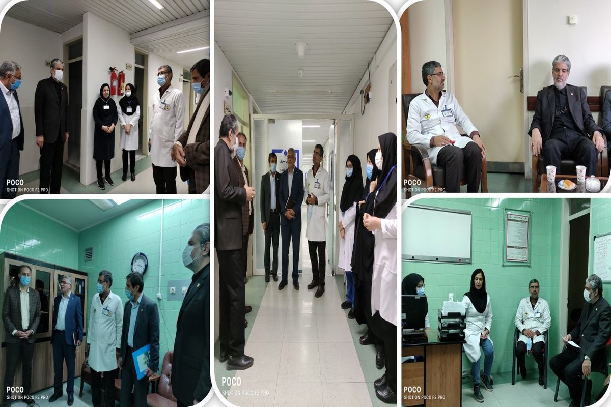 بازدید مدیرکل بیمه سلامت استان زنجان از بخش درمان ناباروری (IVF)