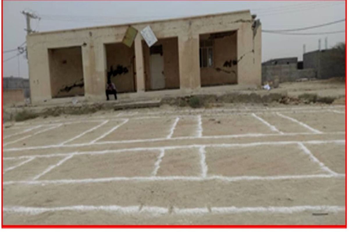 عملیات اجرایی مدرسه شش کلاسه روستای سایه خوش در پنجمین روز بعداز وقوع زلزله آغاز شد