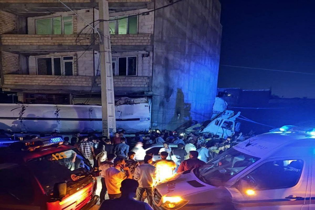 انفجار تانکر مواد سوختی و جان باختن ۲ نفر در مهاباد