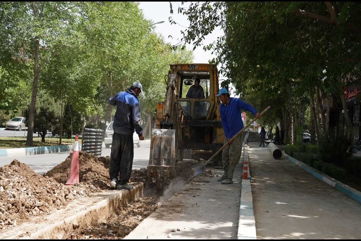 پیشرفت  ۶۰درصدی پروژه خط انتقال پساب در منطقه ده