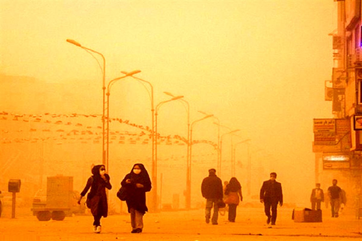 غلظت آلودگی هوا در شهرستان مهران به ۲۵ برابر حد مجاز رسید