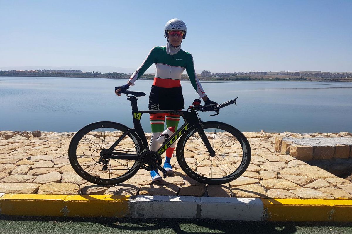 ستاره برنزی دوچرخه سواری ایران در قونیه: خدا را شکر که توانستم برای کشورم مدال بگیرم