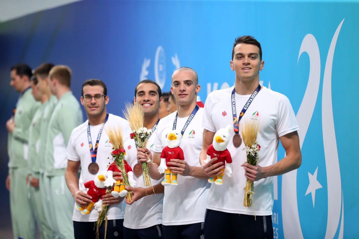 بازی های کشورهای اسلامی/ دشت نخستین مدال برنز شنا ایران در ماده ۴ در ۱۰۰ متر تیمی