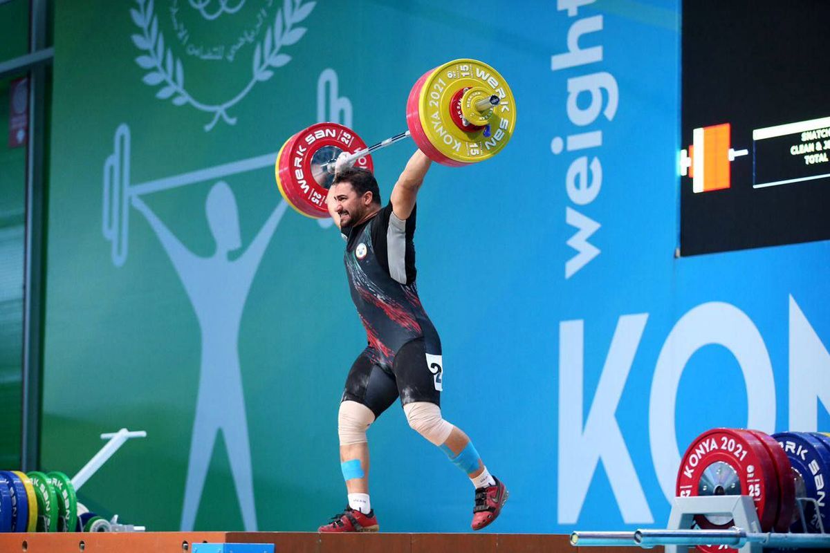 ۳ مدال طلای ناب  بر سینه "رضا بیرانوند"  در مسابقات  وزنه برداری بازی های کشورهای اسلامی