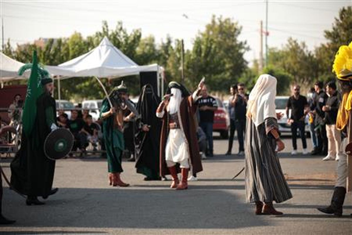 برگزاری مراسم تعزیه خوانی در شهر اندیشه