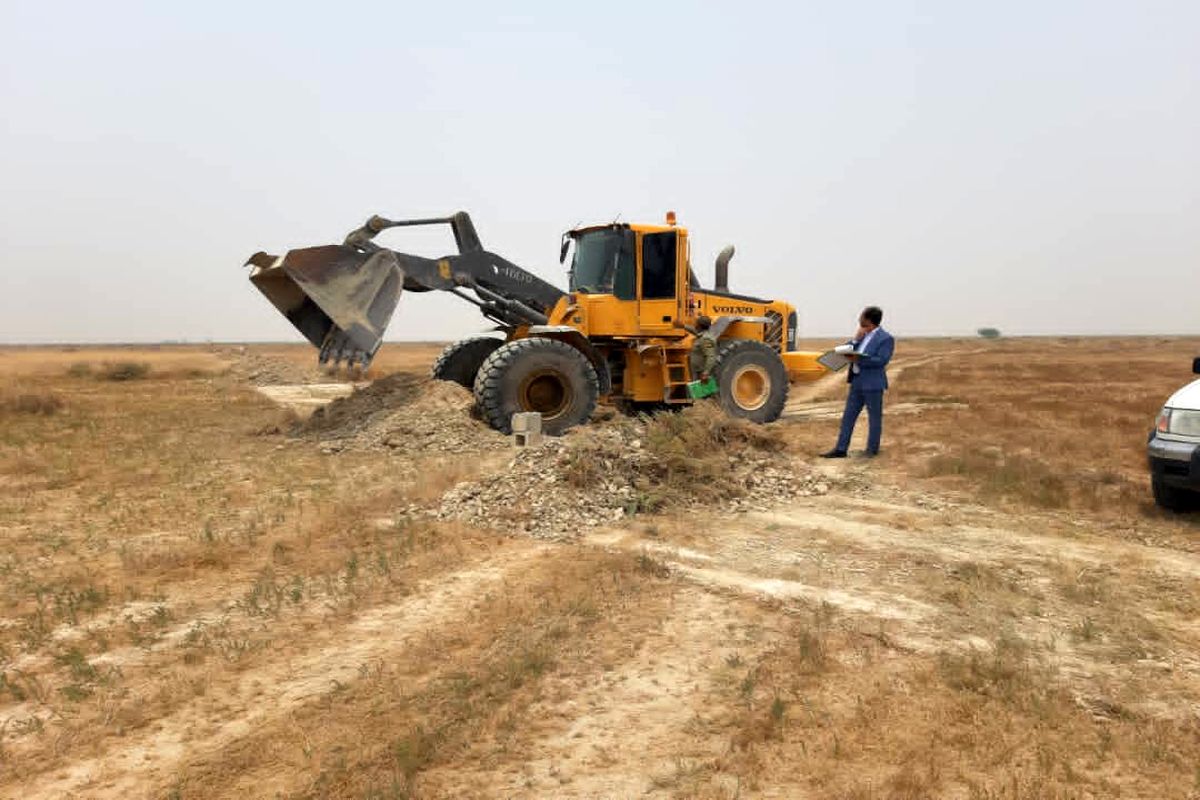 ۸۶ هکتار از اراضی ملی در شهرستان پارسیان استان هرمزگان رفع تصرف شد