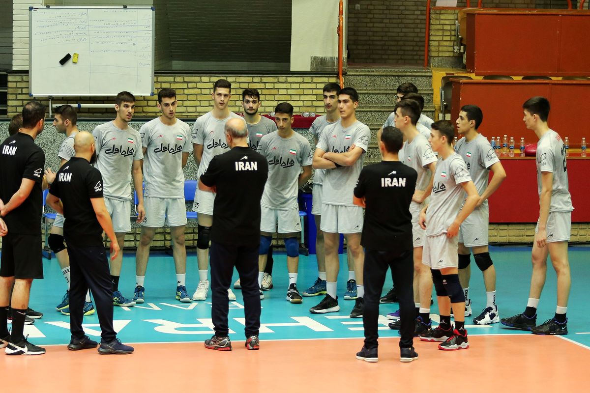 برد والیبال نوجوانان ایران مقابل مراکش
