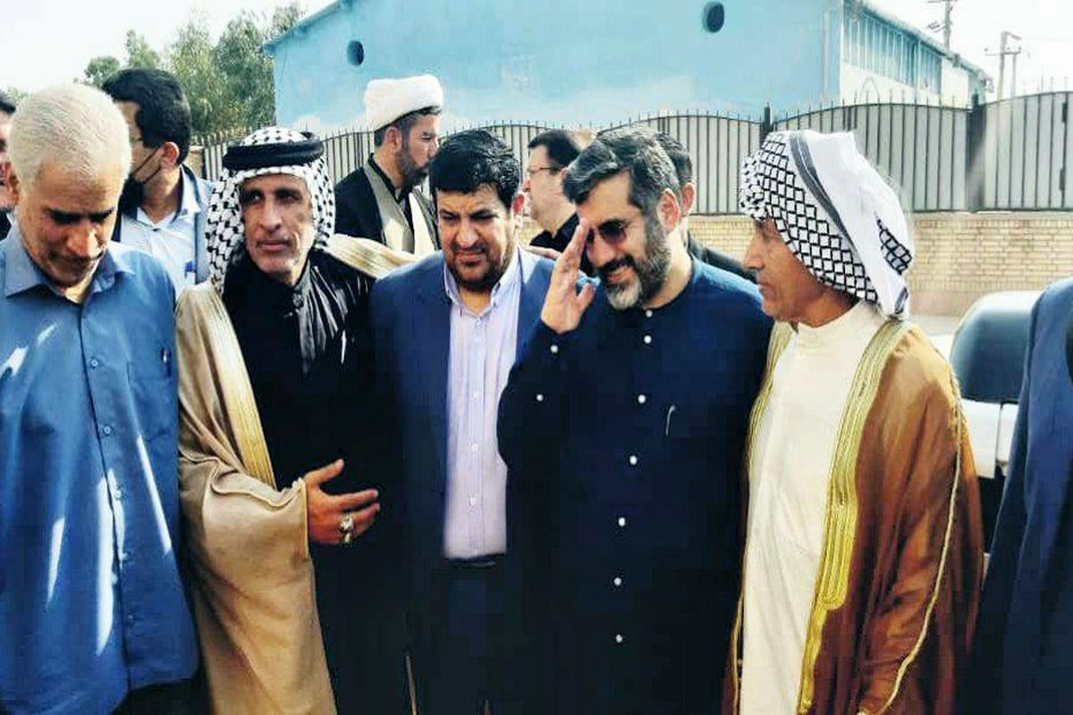 وزیر فرهنگ در مرز ایران و عراق