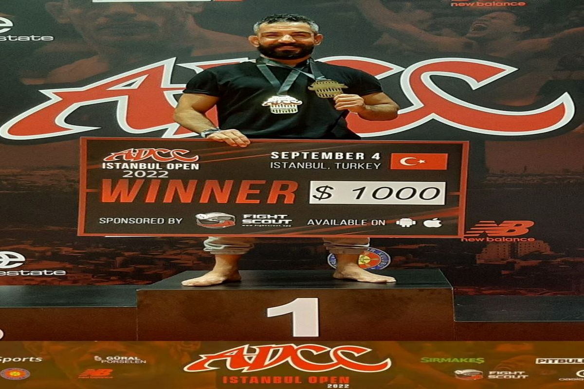 قهرمانِ قهرمانان مسابقات جوجیتسو حرفه ای ADCC ترکیه نصیب یک ایرانی شد