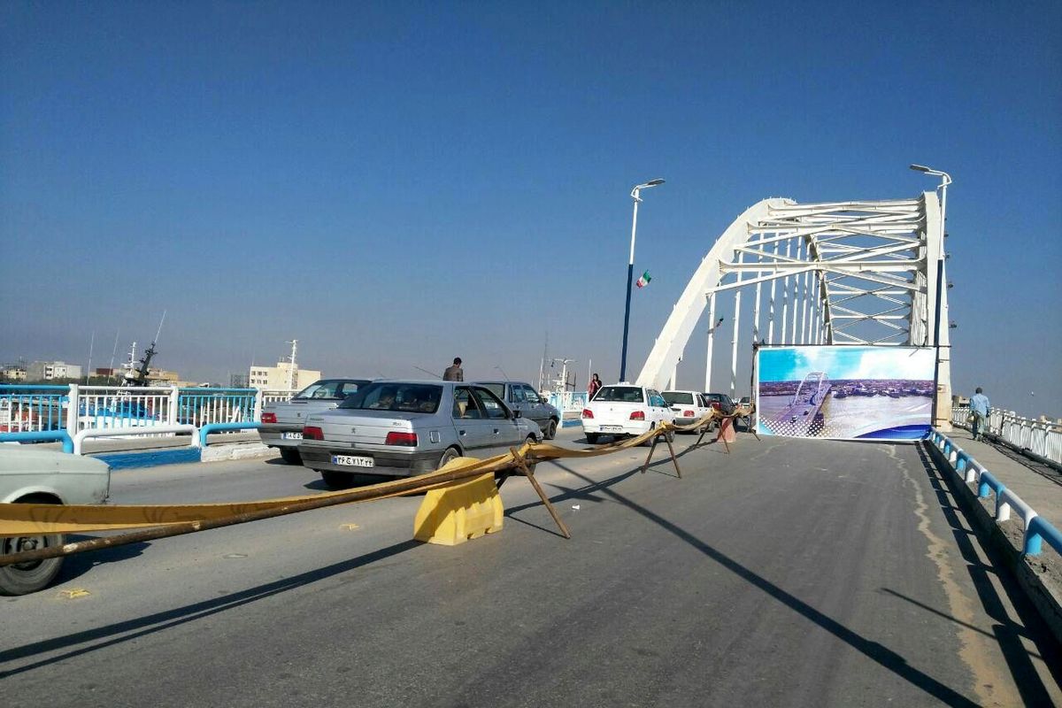 وضعیت خطرناک پل شهید جهان آرا در خرمشهر+ فیلم