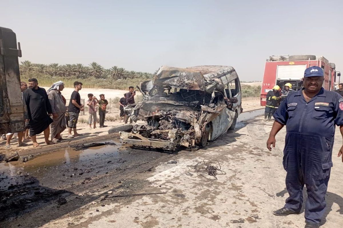 ۲ زائر  ازنایی در بین جان باختگان  حادثه انفجار اتوبوس در عراق