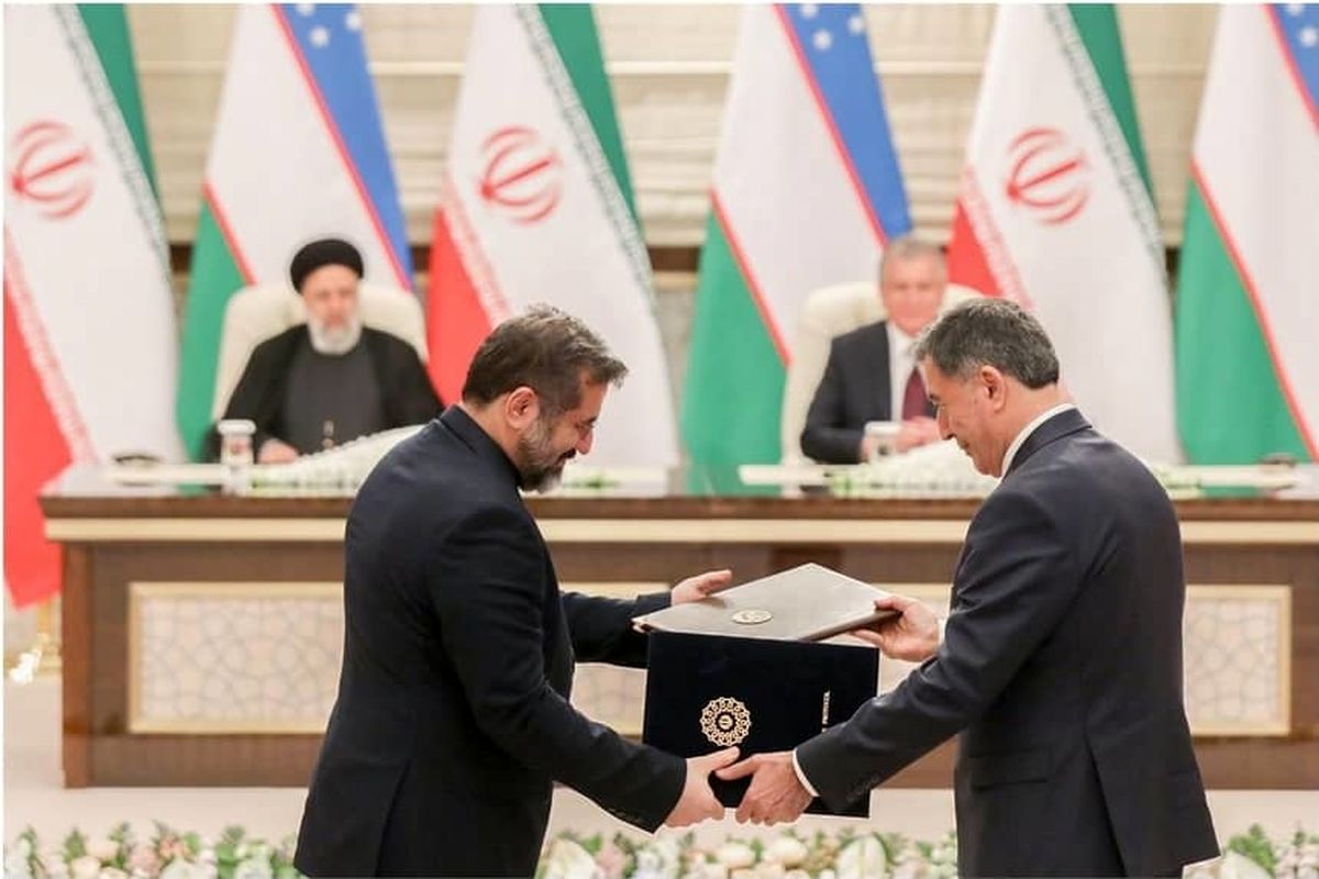 تفاهم‌نامه همکاری بین ایران و ازبکستان امضا شد