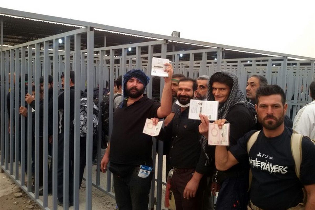 ۴۳ هزار زائر طی یک روز گذشته از مرز مهران وارد عراق شدند