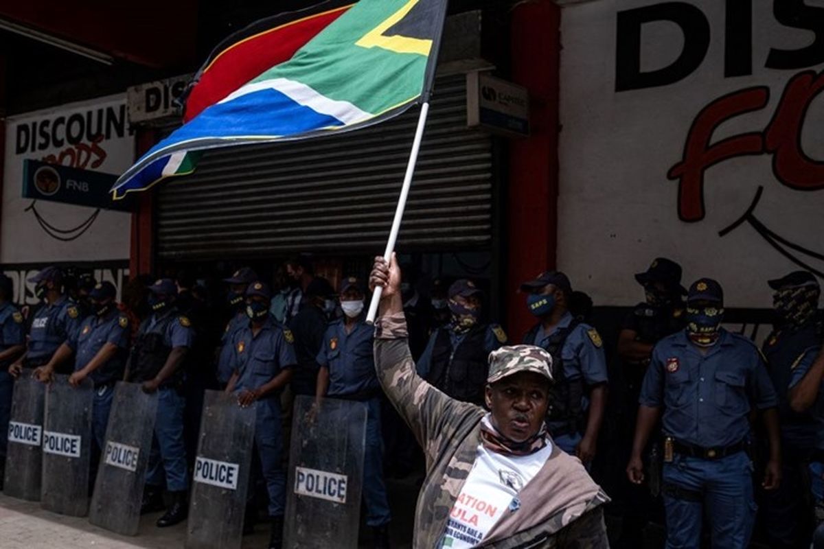 اعتراضات شدیدی در آفریقای جنوبی به افزایش تورم
