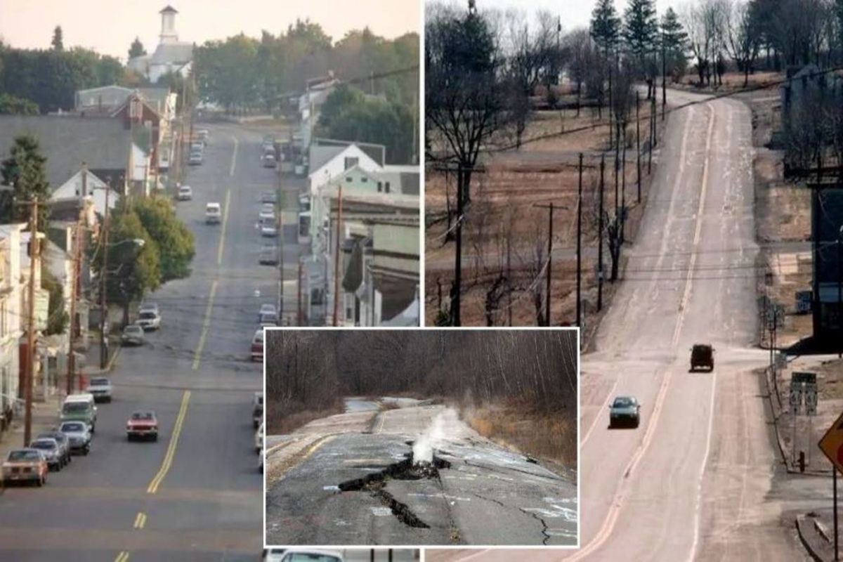 این شهر ۶۱ سال است که در آتش می سوزد! +تصاویر