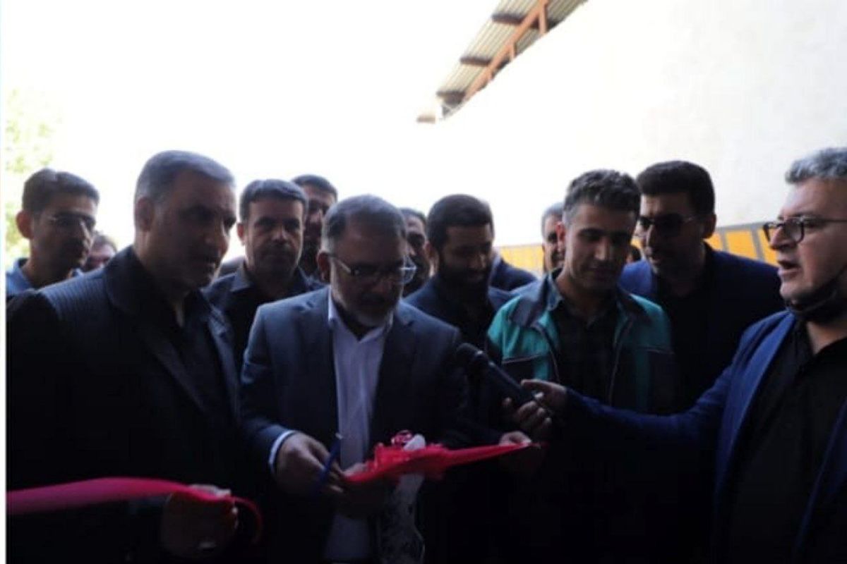 افتتاح طرح توسعه فولاد پاسارگاد نوید بروجرد به مناسبت هفته دولت