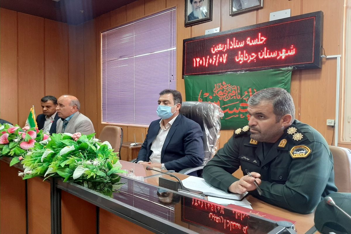 ستاد اربعین شهرستان چرداول به ریاست فرماندار تشکیل جلسه داد