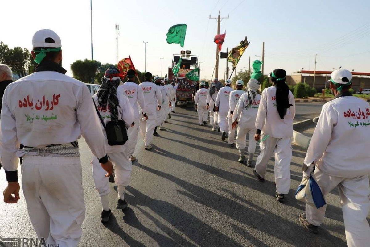 پنج هزار زائر پیاده وارد مشهد شدند