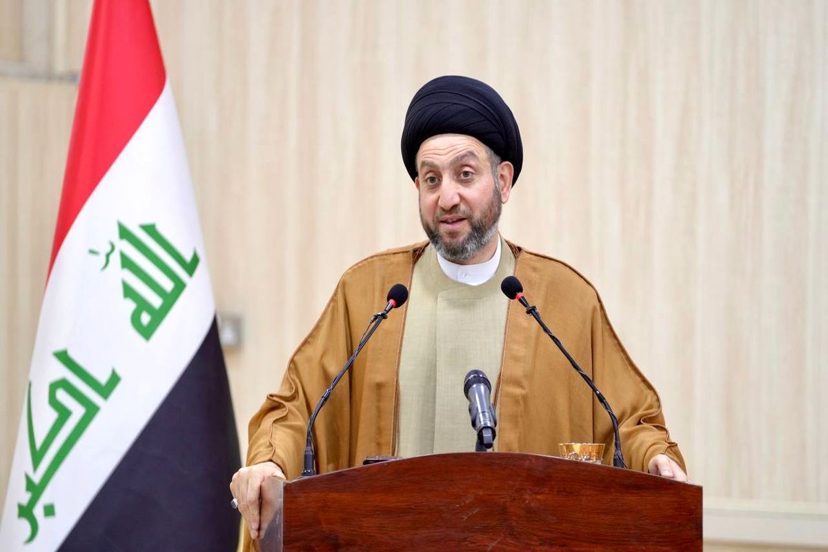 حکیم در دیدار با رئیس‌جمهور عراق: گفتگو با همه گروه‌های سیاسی ادامه یابد