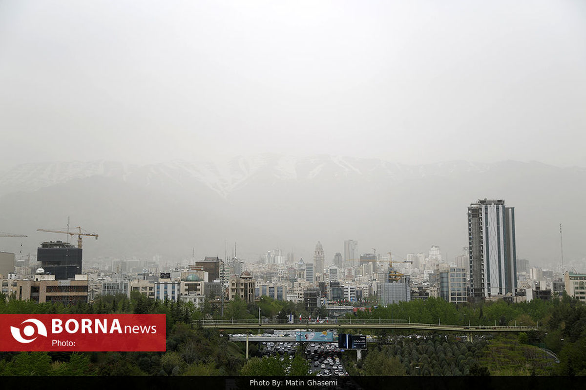 انتقال گرد و خاک از استان‌های همجوار به تهران