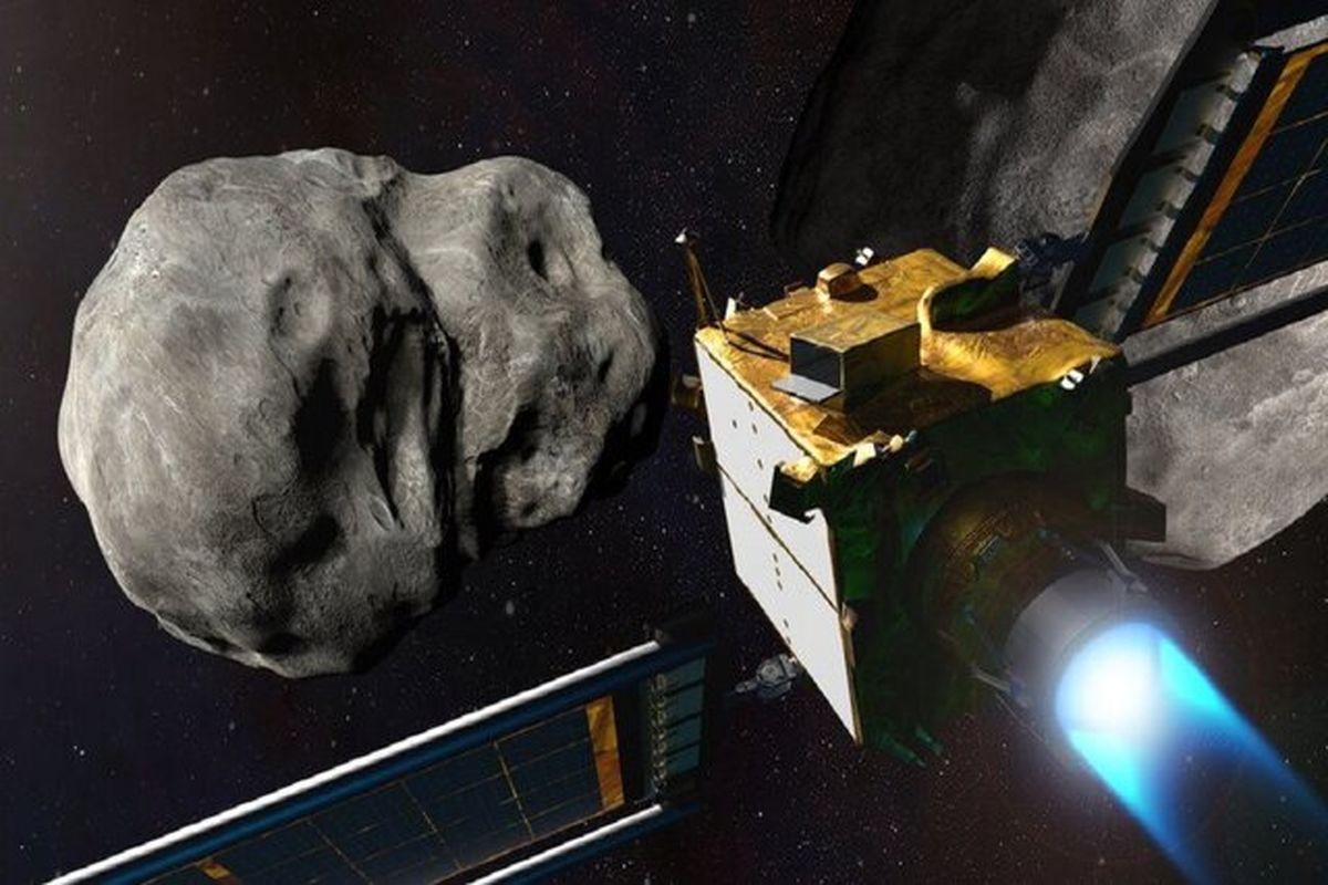 برخورد فضاپیمای ناسا به یک سیارک در فضا