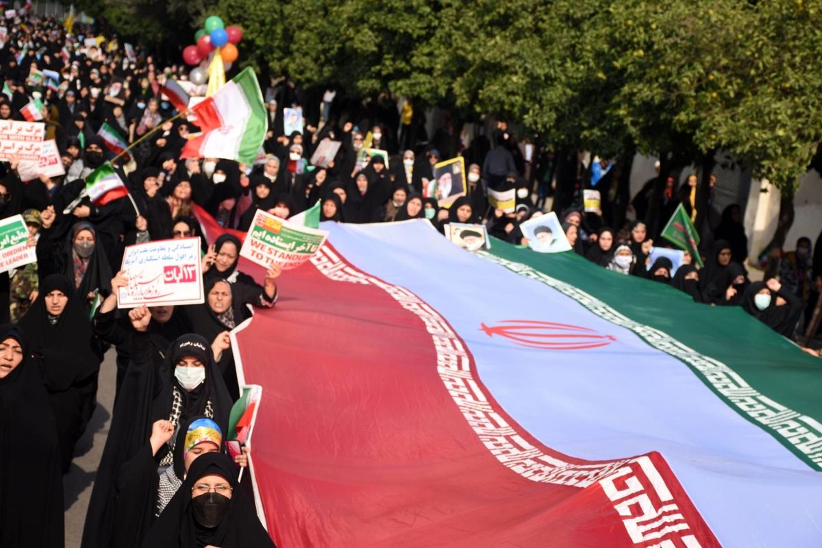 همزمان با سراسر کشور؛ راهپیمایی ۱۳ آبان در گلستان برگزار شد