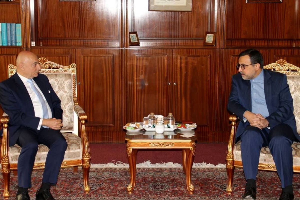 رئیس موسسه دیپلماتیک سوریه با شیخ‌الاسلامی دیدار کرد