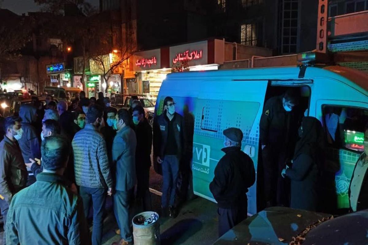 انتقال افراد بی‌خانمان به گرمخانه های منطقه۱۴ تهران