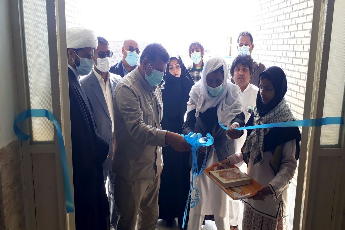 افتتاح مدرسه شش کلاسه در روستای زهروزایی شهرستان هیرمند