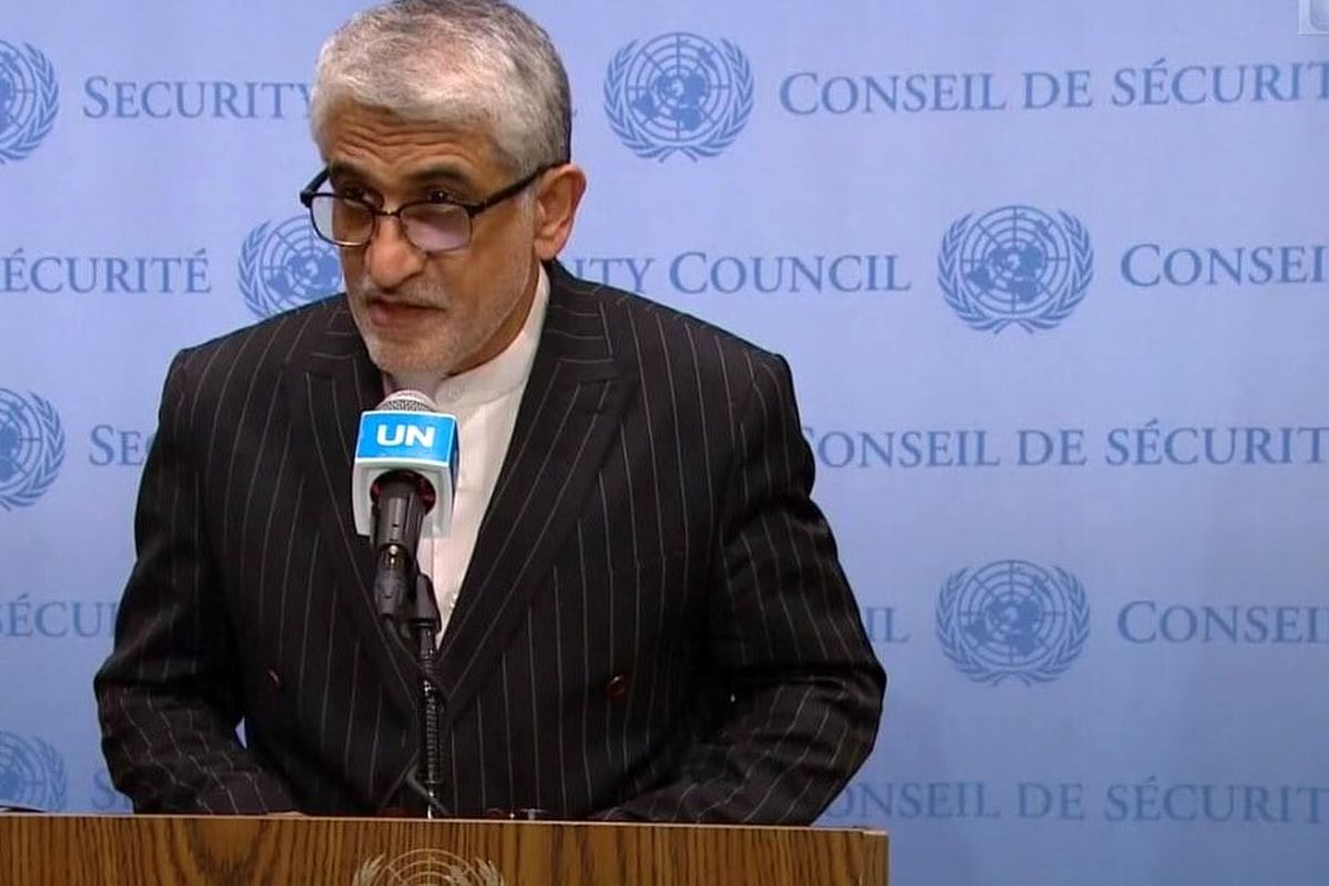 انتقاد صریح سفیر ایران از سکوت شورای امنیت در برابر تجاوزات رژیم صهیونیستی به سوریه