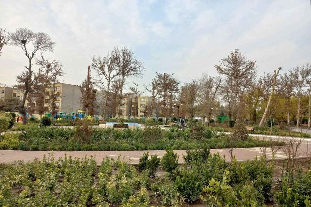 بوستان باغ سبزی در منطقه ۱۷ تهران افتتاح شد