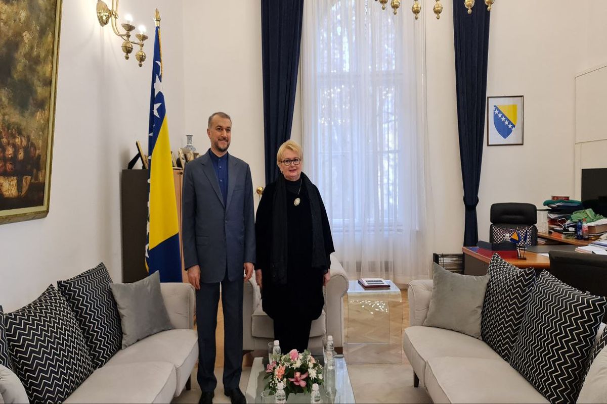 دیدار امیرعبداللهیان با وزیر امور خارجه بوسنی و هرزگوین