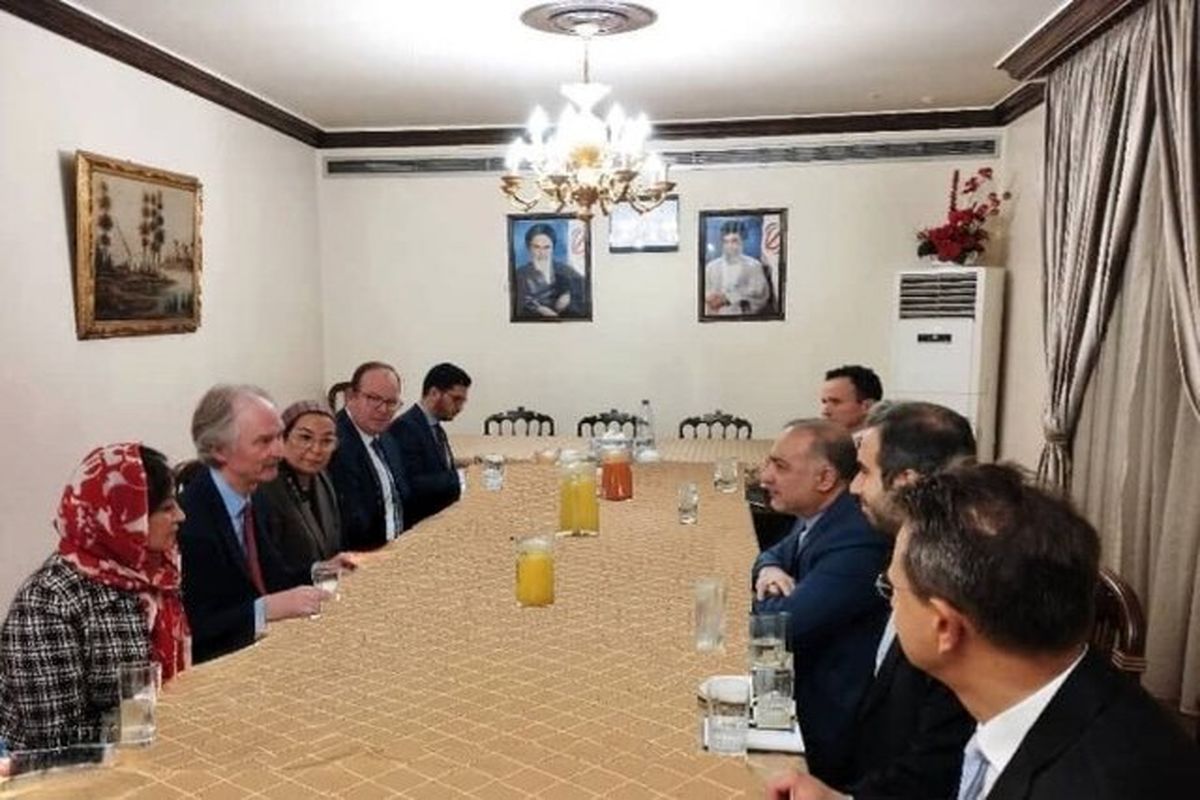 سفیر ایران در دمشق با نماینده ویژه سازمان ملل دیدار کرد